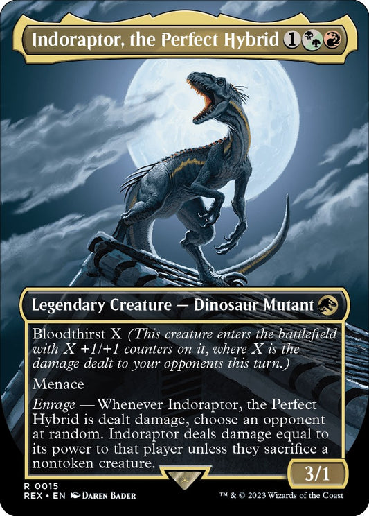 Indoraptor, the Perfect Hybrid (Borderless) [REX - 15]