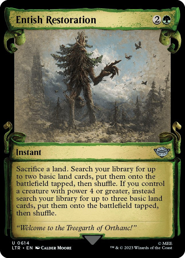 Entish Restoration (Showcase Scrolls)