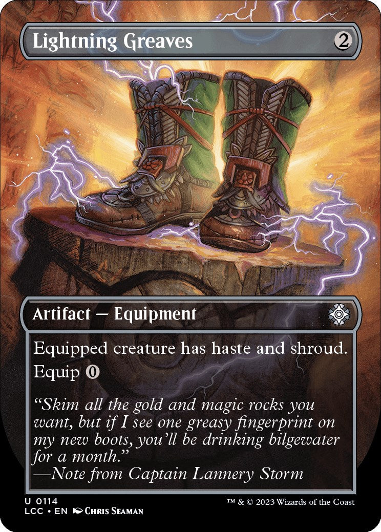 Lightning Greaves (Borderless) [LCC - 114]