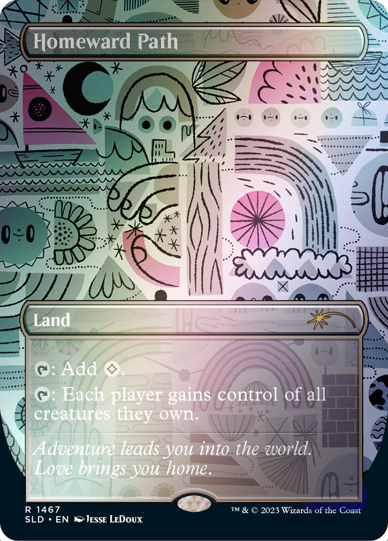 Homeward Path (1467) (Rainbow Foil) [SLD - 1467]