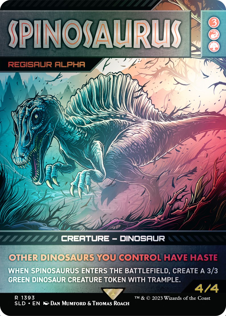Spinosaurus - Regisaur Alpha (Rainbow Foil) [SLD - 1393]