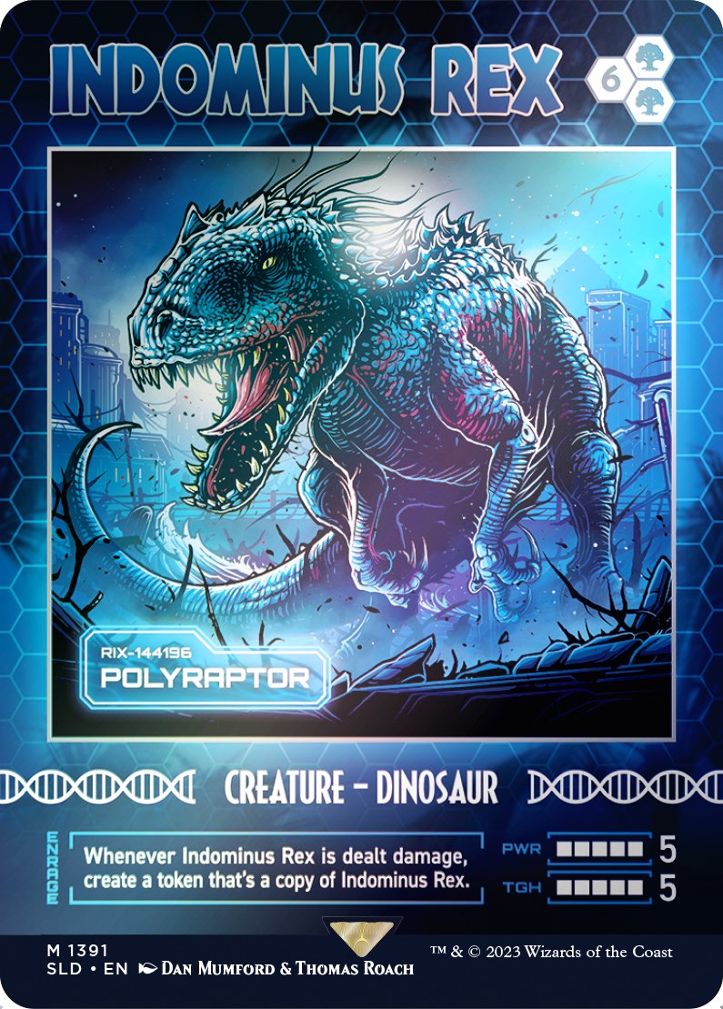 Indominus Rex - Polyraptor (Rainbow Foil) [SLD - 1391]