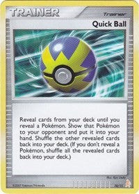 Quick Ball (DP Trainer Kit: Manaphy & Lucario) Medium Play