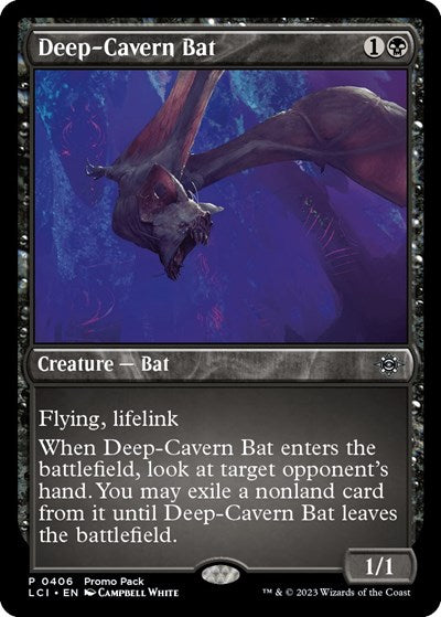 Deep-Cavern Bat (Promo Pack: The Lost Caverns of Ixalan) Light Play Foil