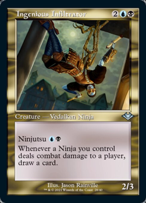 Ingenious Infiltrator (Modern Horizons 1 Retro Frames) Light Play Foil