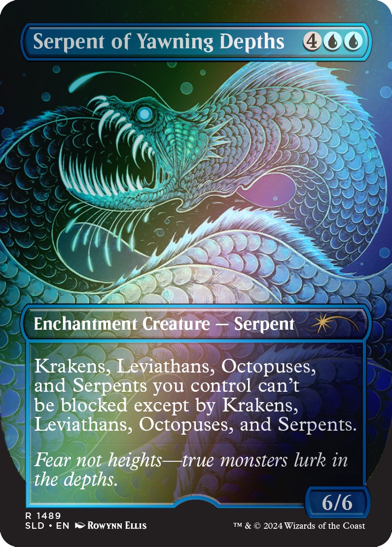 Serpent of Yawning Depths (Rainbow Foil)