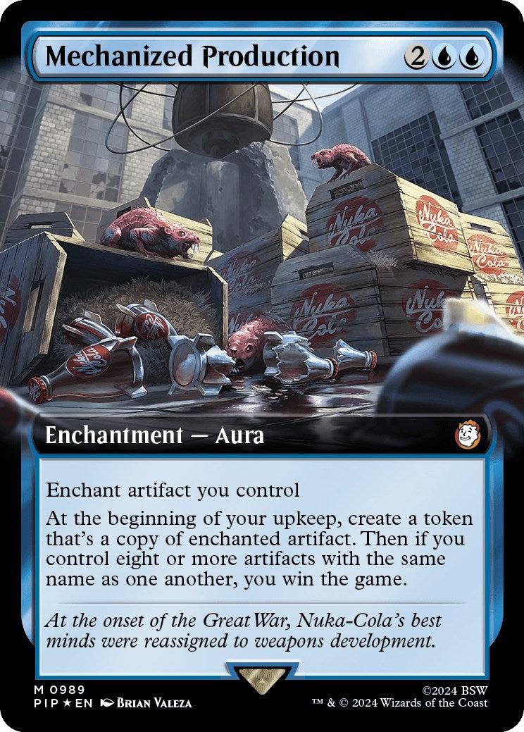 Mechanized Production (Extended Art) (Surge Foil) [PIP - 989]
