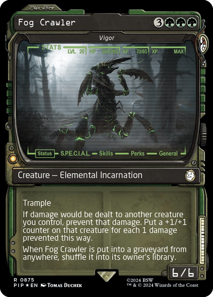 Fog Crawler - Vigor (Showcase) (Surge Foil) [PIP - 875]