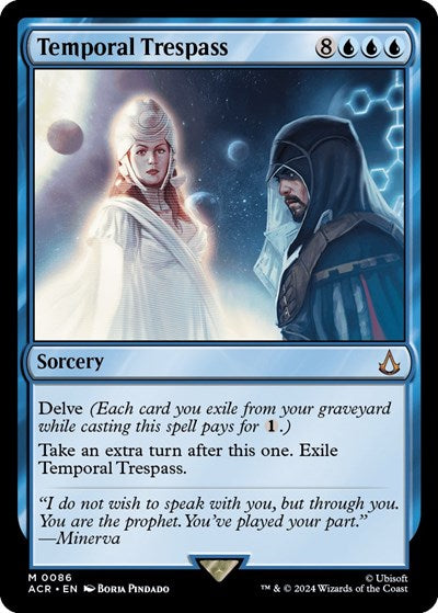 Temporal Trespass (Universes Beyond: Assassin's Creed) Light Play Foil