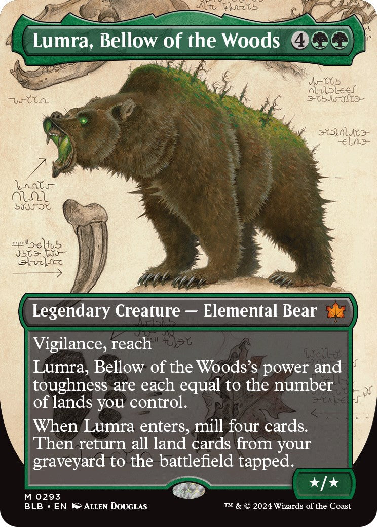 Lumra, Bellow of the Woods (Borderless) (0293) [BLB - 293]