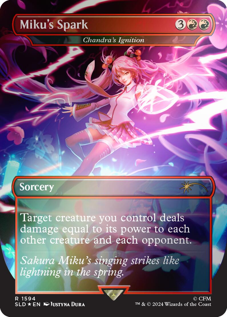 Miku's Spark - Chandra's Ignition (Rainbow Foil) [SLD - 1594]