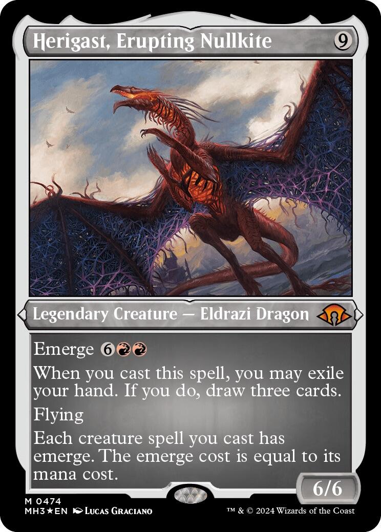 Herigast, Erupting Nullkite (Foil Etched)