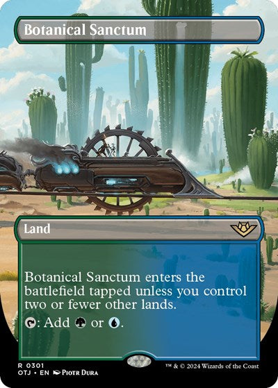 Botanical Sanctum (Borderless) (Outlaws of Thunder Junction) Light Play