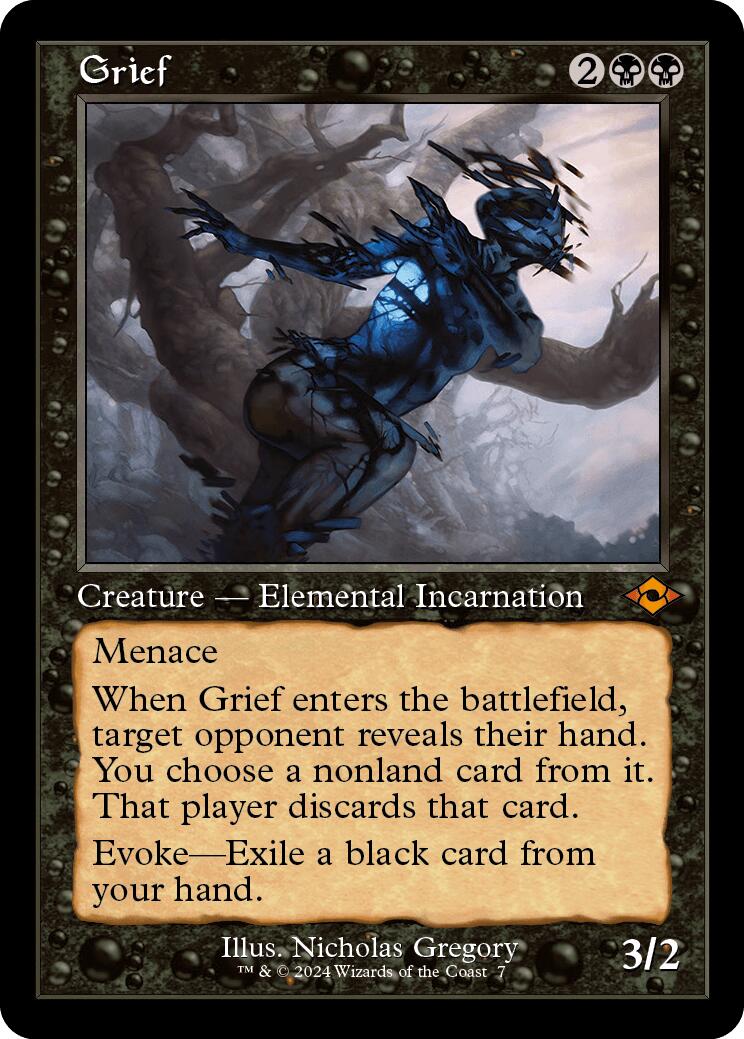 Grief (Retro Frame)