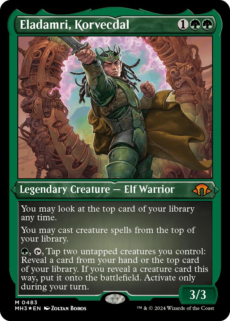 Eladamri, Korvecdal (Foil Etched) [MH3 - 483]