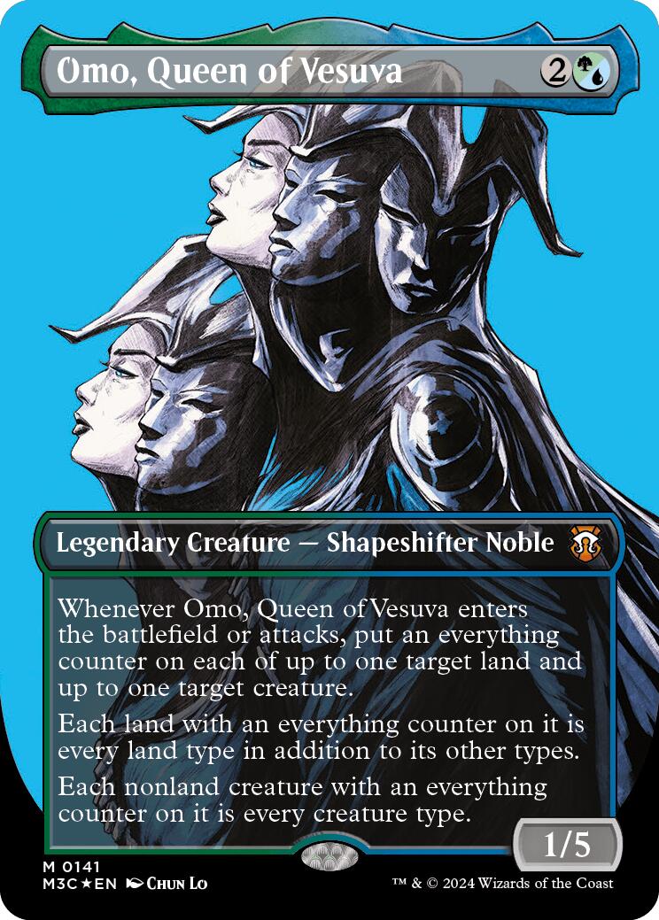 Omo, Queen of Vesuva (Borderless) (Ripple Foil) [M3C - 141]