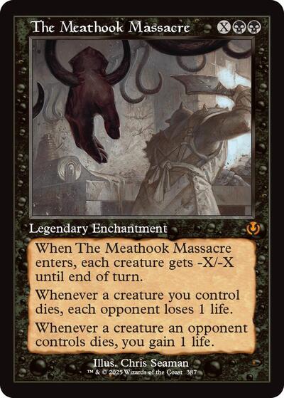 The Meathook Massacre (Retro Frame) (Innistrad Remastered) Light Play Foil