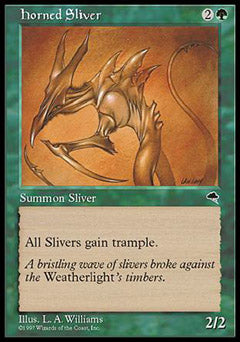 Horned Sliver (Tempest) Light Play