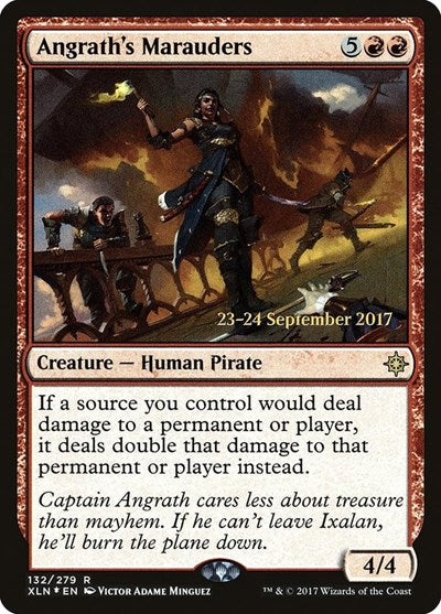 Angrath's Marauders (Promos: Prerelease Cards) Light Play Foil