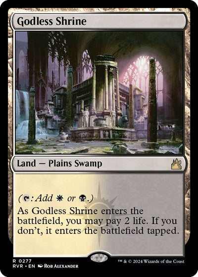 Godless Shrine (Ravnica Remastered) Light Play Foil