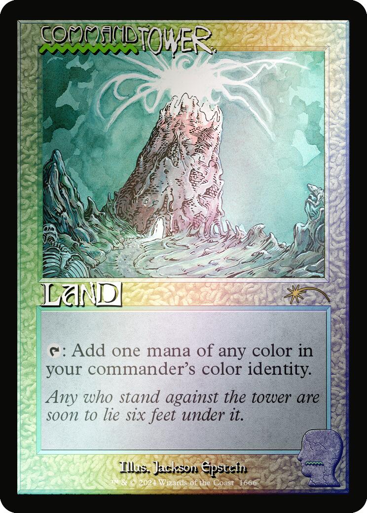 Command Tower (1666) (Rainbow Foil) [SLD - 1666]
