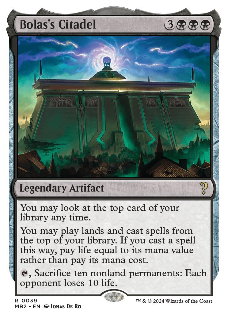 Bolas's Citadel (White Border) [MB2 - 39]