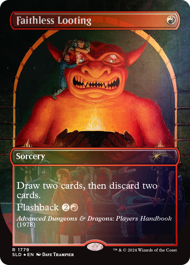 Faithless Looting (Rainbow Foil) [SLD - 1779]