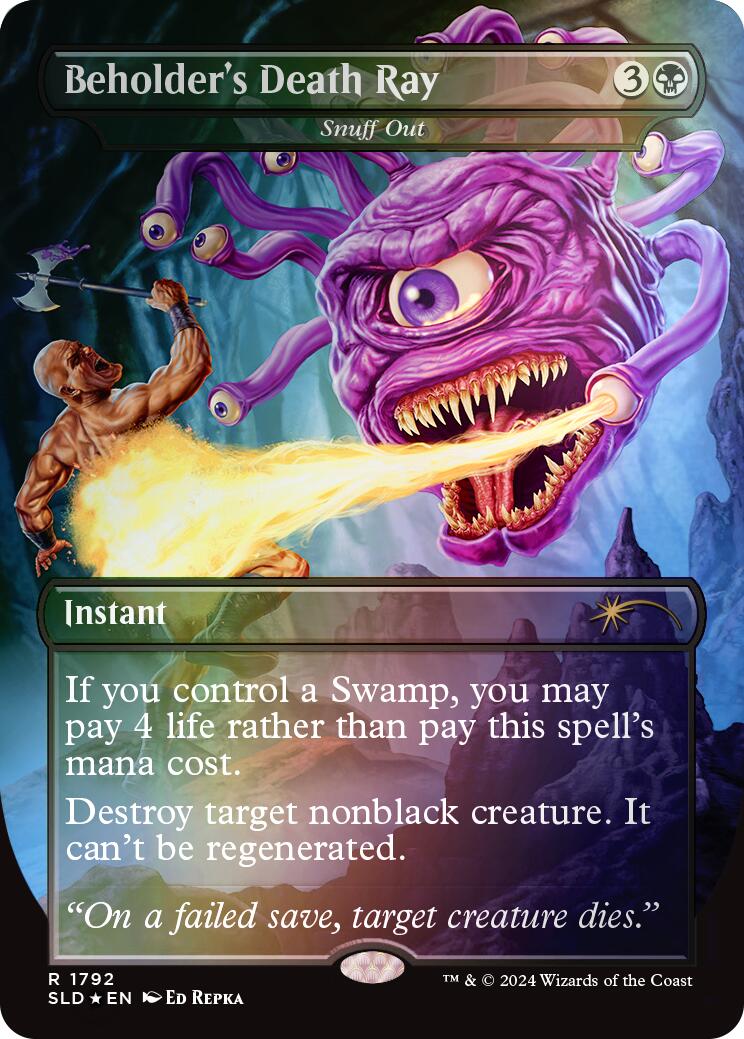 Beholder's Death Ray - Snuff Out (Rainbow Foil)