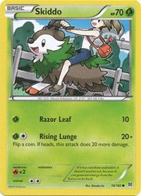 Skiddo (XY - BREAKthrough) Medium Play Reverse Holofoil