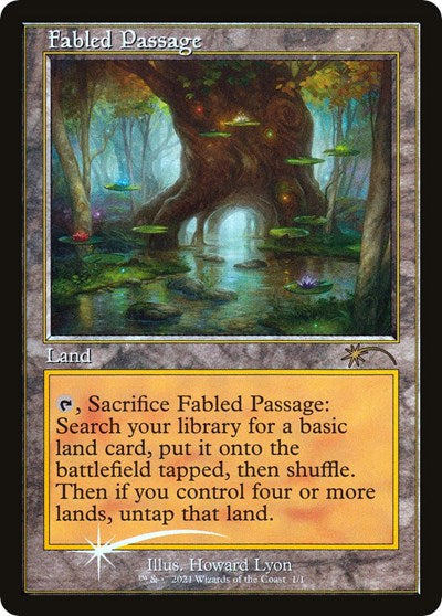 Fabled Passage (Retro Frame) (Promos: WPN and Gateway) Light Play Foil