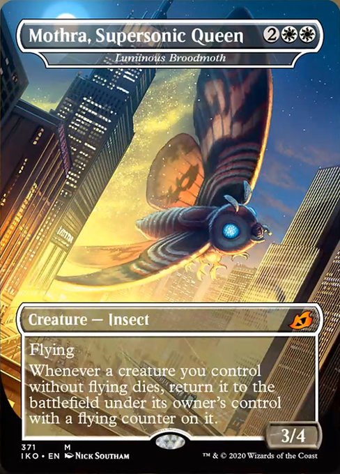 Mothra, Supersonic Queen (Ikoria: Lair of Behemoths) Light Play Foil