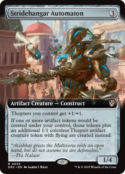 Stridehangar Automaton (Extended Art) (Commander: Aetherdrift) Light Play