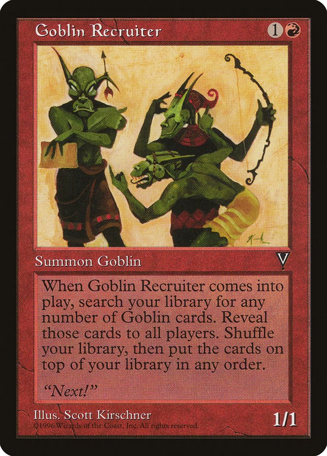 Goblin Recruiter [VIS - N/A]