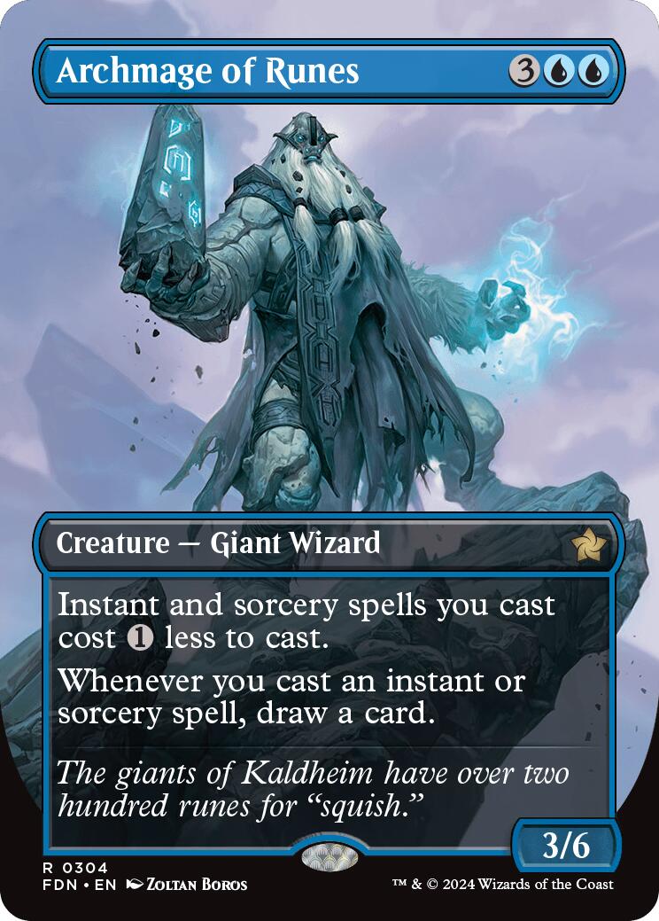 Archmage of Runes (Borderless) [FDN - 304]