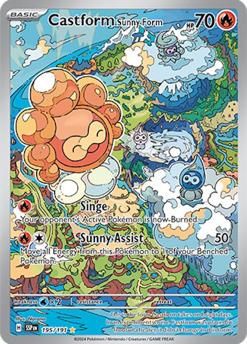 Castform Sunny Form - 195/191 [SSP - 195/191]