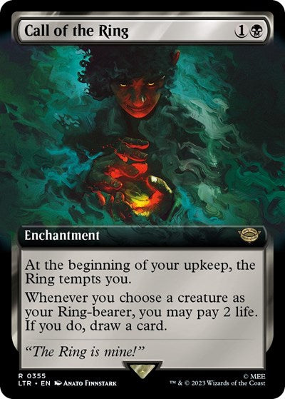 Call of the Ring (Extended Art) (Universes Beyond: The Lord of the Rings: Tales of Middle-earth) Light Play Foil