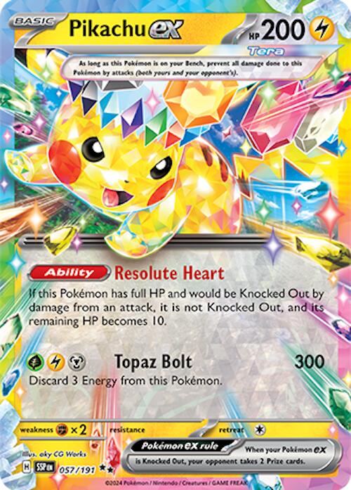 Pikachu ex - 057/191 [SV08 - 057]
