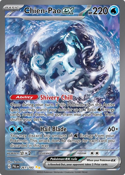 Chien-Pao ex - 261 (SV02: Paldea Evolved) Light Play Holofoil