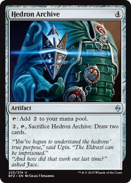 Hedron Archive (Battle for Zendikar) Light Play Foil