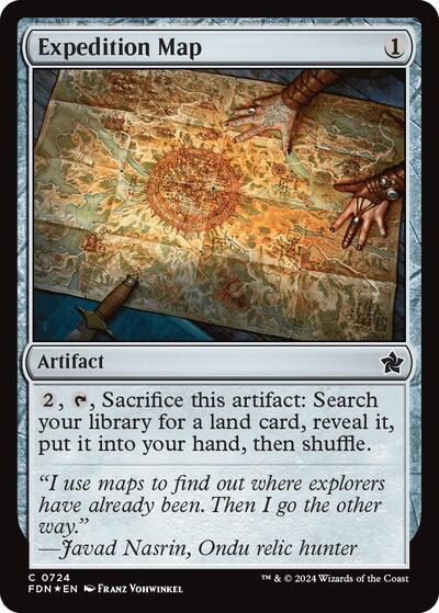 Expedition Map (Foundations) Light Play Foil