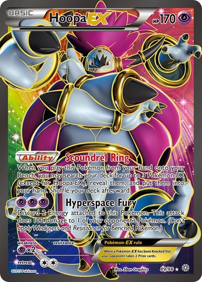 Hoopa EX (89 Full Art) (XY - Ancient Origins) Medium Play Holofoil