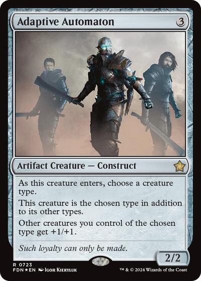 Adaptive Automaton (Foundations) Light Play Foil