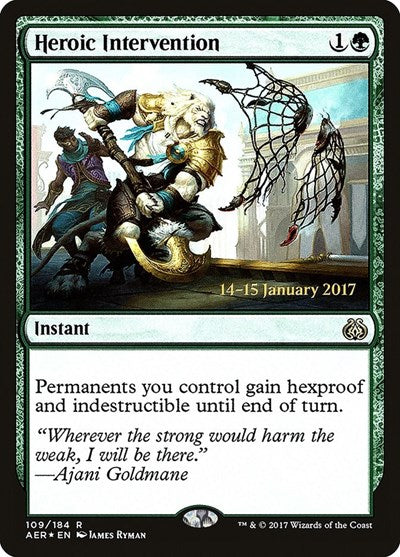 Heroic Intervention (AER) (Promos: Prerelease Cards) Light Play Foil