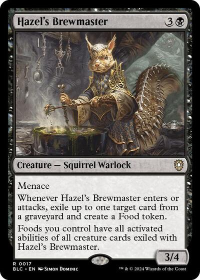 Hazel's Brewmaster (Commander: Bloomburrow) Light Play