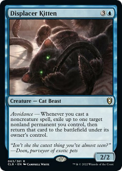 Displacer Kitten (Commander Legends: Battle for Baldur's Gate) Light Play