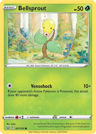 Bellsprout (SWSH05: Battle Styles) Light Play