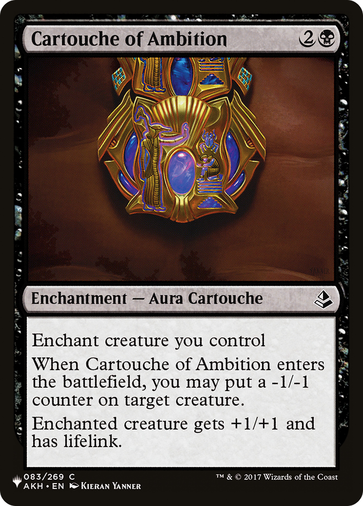 Cartouche of Ambition [The List Reprints]