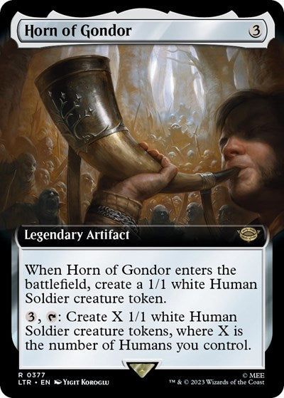 Horn of Gondor (Extended Art) (Universes Beyond: The Lord of the Rings: Tales of Middle-earth) Light Play