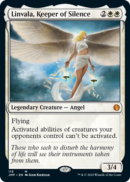 Linvala, Keeper of Silence (Jumpstart) Light Play