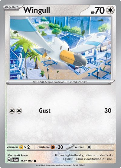 Wingull (SV02: Paldea Evolved) Light Play Reverse Holofoil